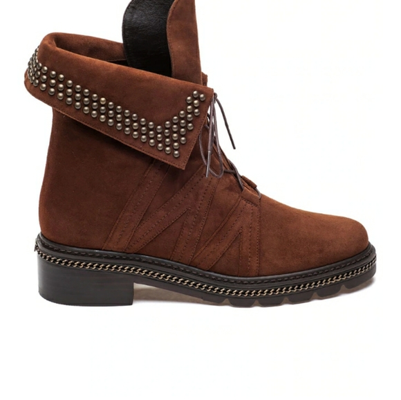 NIB Stuart Weitzman YadaStud Biker Boot sz 6 - Picture 4 of 9